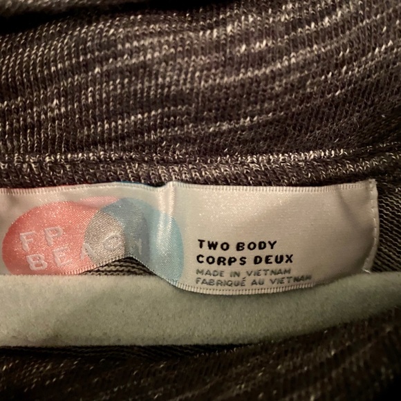 Free People beach cocoon heather gray pullover L - Picture 3 of 8